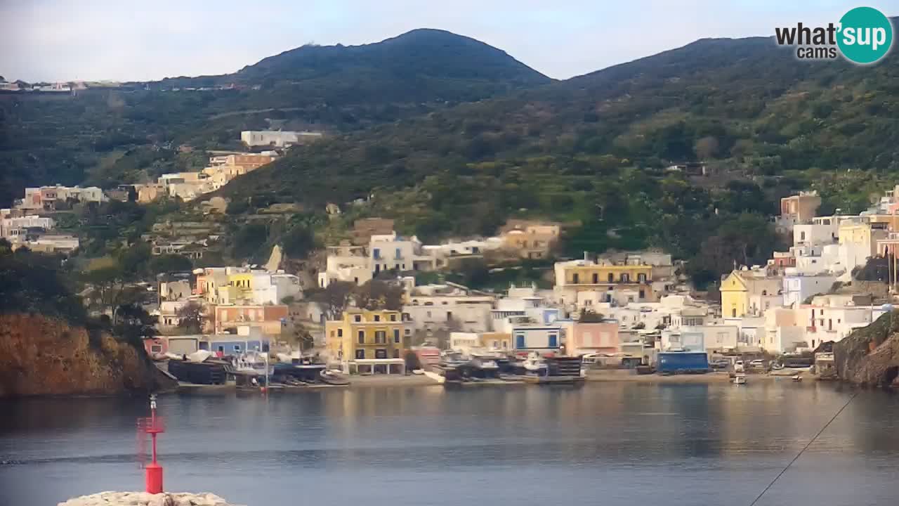 Otok Ponza kamera Pogled na pristanišče