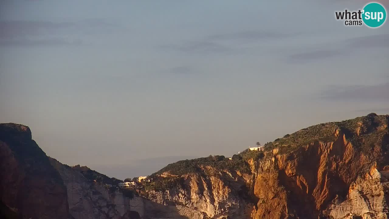 Otok Ponza kamera Pogled na pristanišče