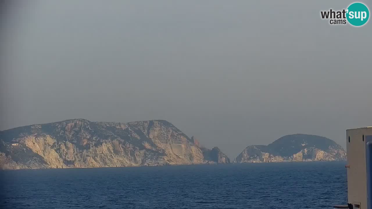 Otok Ponza kamera Pogled na pristanišče