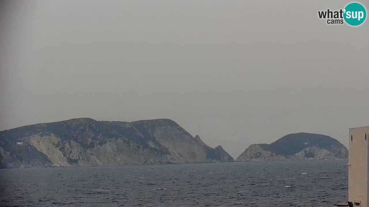 Otok Ponza kamera Pogled na pristanišče