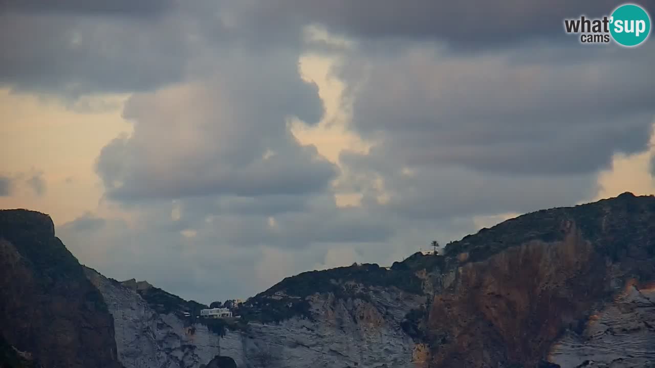 Otok Ponza kamera Pogled na pristanišče