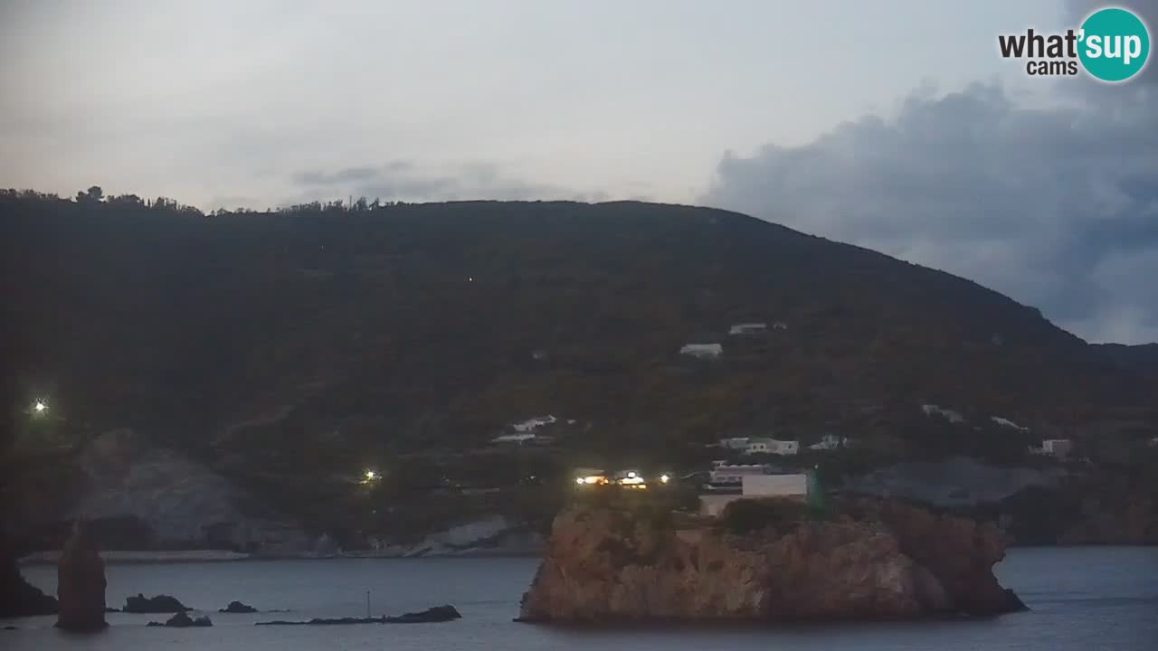 Otok Ponza kamera Pogled na pristanišče