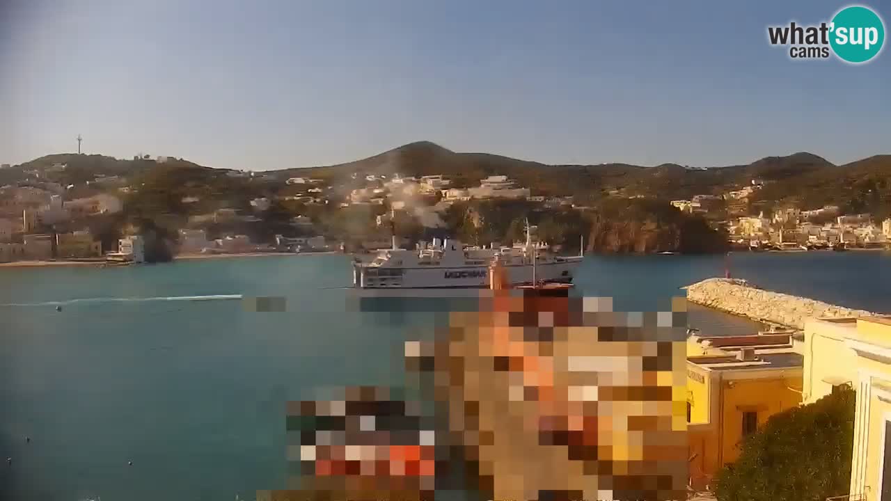 Island of Ponza livecam – the port webcam live