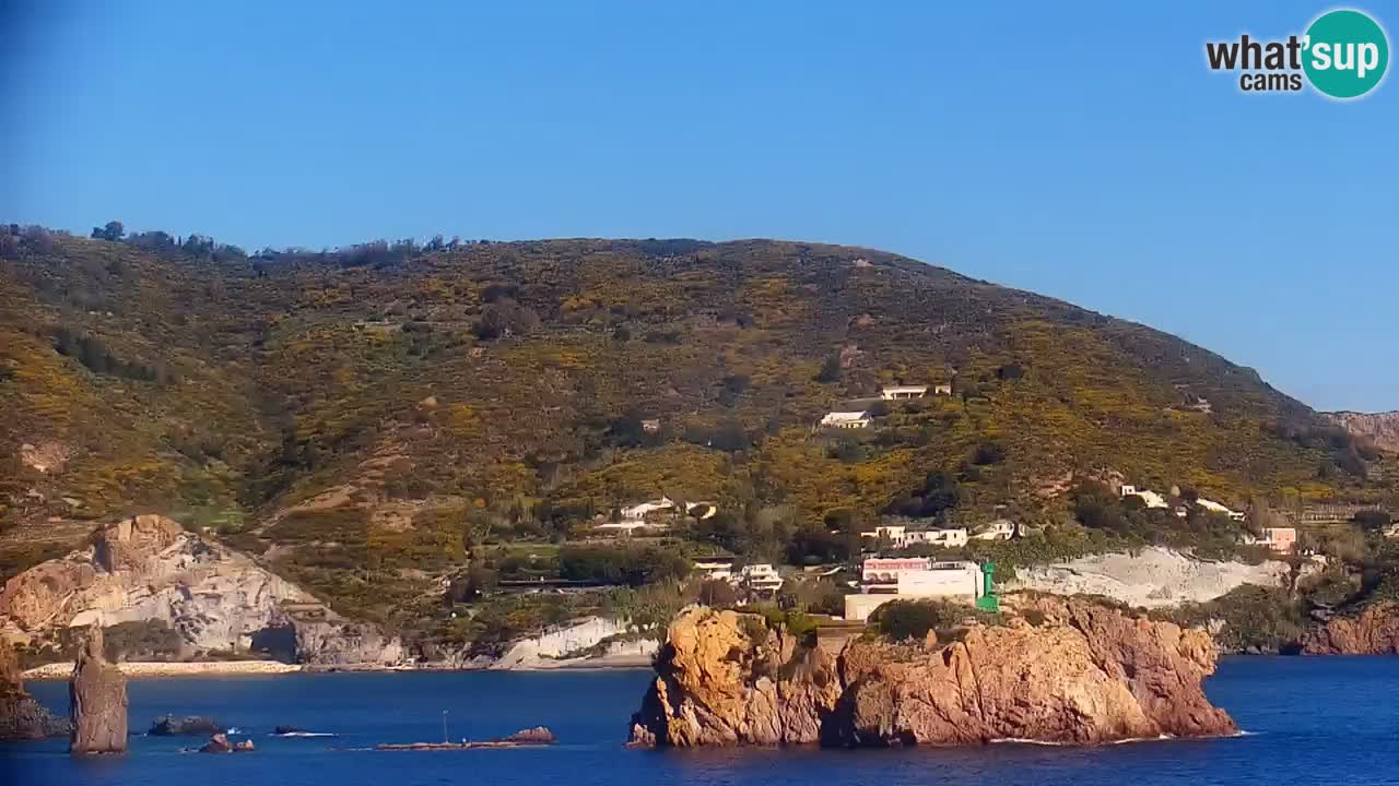 Otok Ponza kamera Pogled na pristanišče