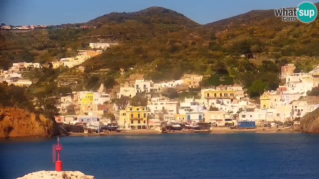 Otok Ponza kamera Pogled na pristanišče