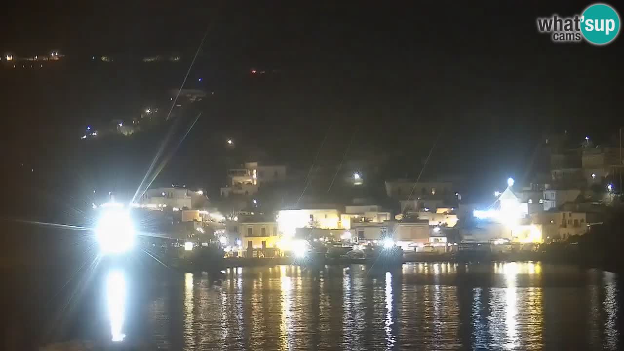 Otok Ponza kamera Pogled na pristanišče