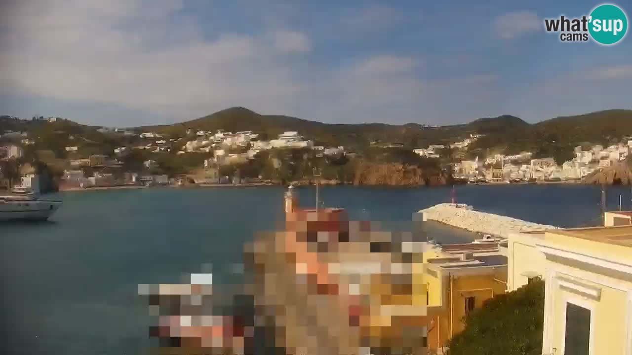 Island of Ponza livecam – the port webcam live