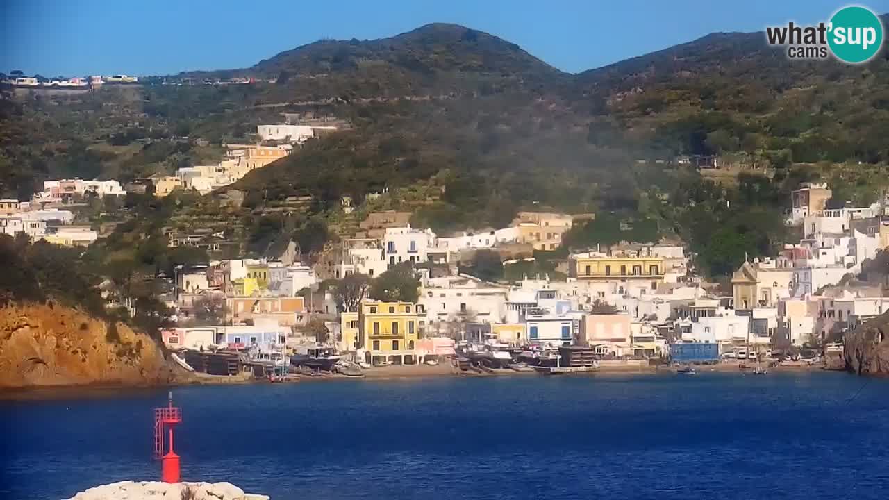 Otok Ponza kamera Pogled na pristanišče