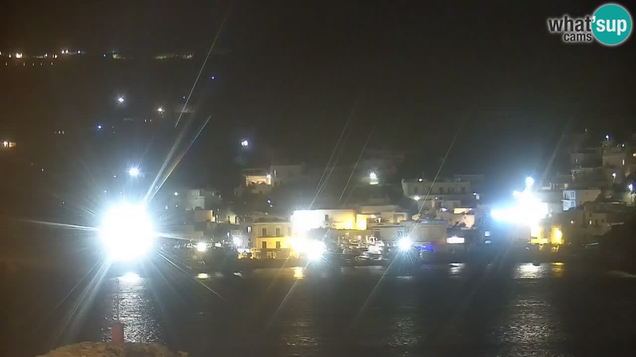 Otok Ponza kamera Pogled na pristanišče