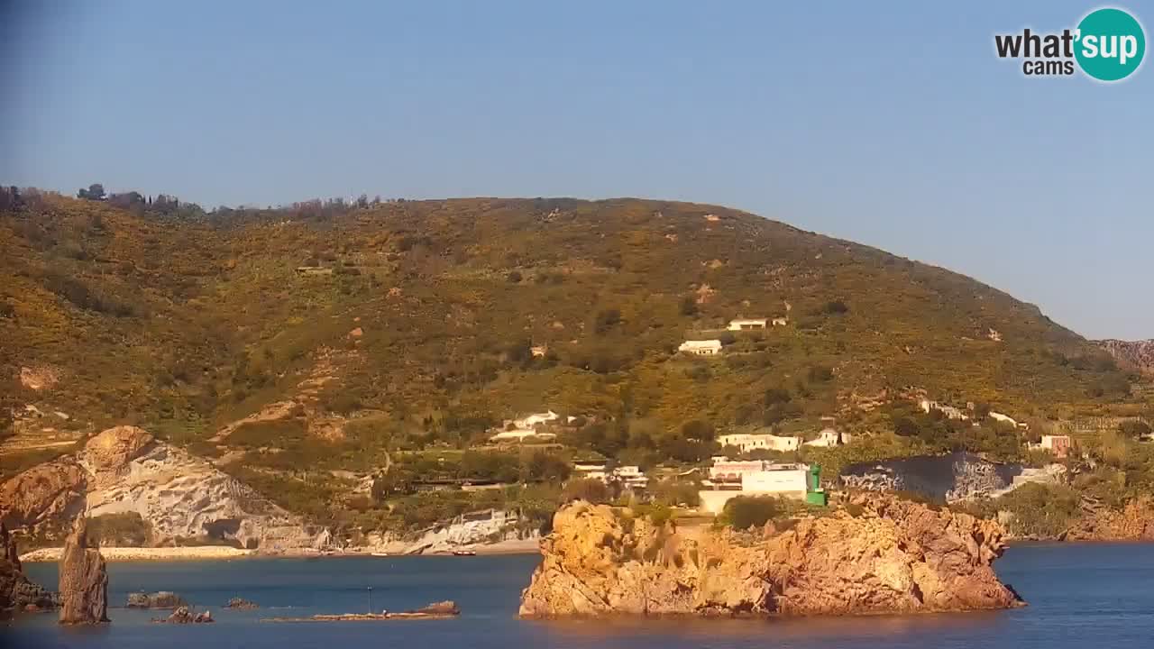 Otok Ponza kamera Pogled na pristanišče