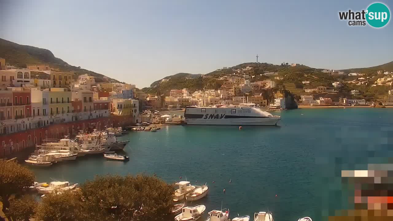 Otok Ponza web kamera Luka