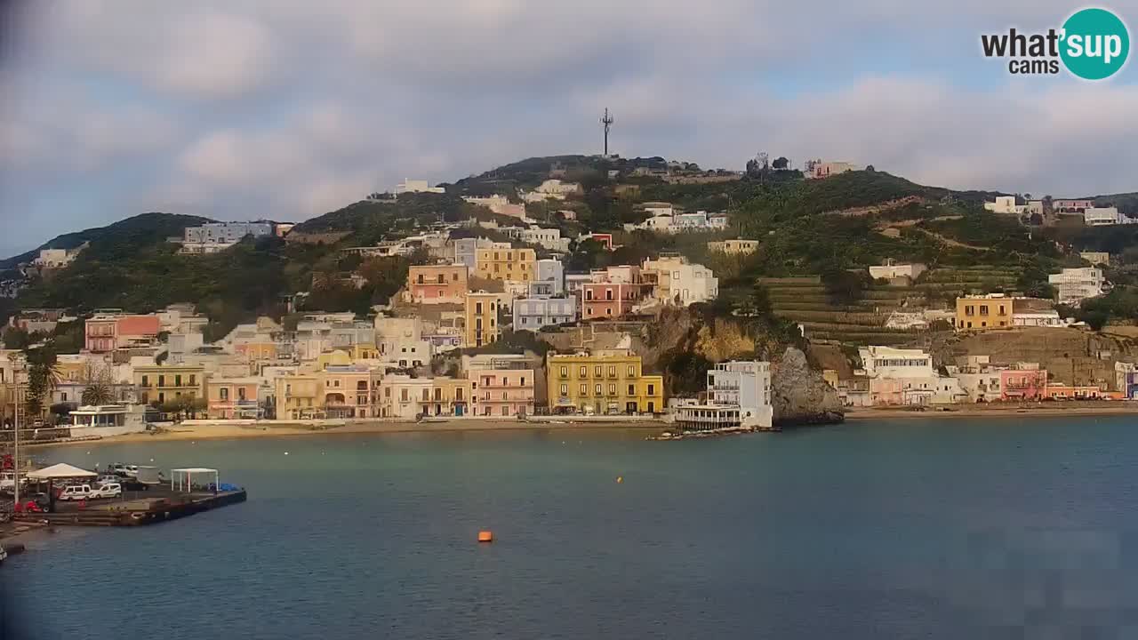 Otok Ponza kamera Pogled na pristanišče