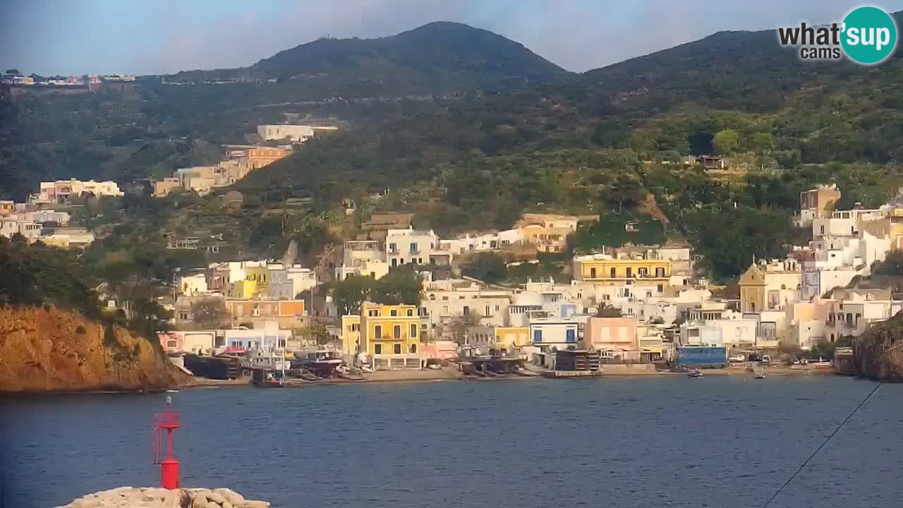 Otok Ponza kamera Pogled na pristanišče