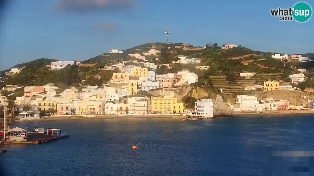 Otok Ponza kamera Pogled na pristanišče