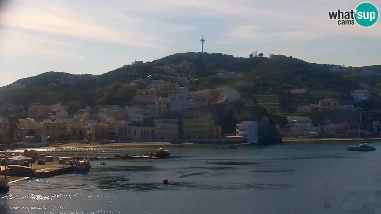 Island of Ponza livecam – the port webcam live