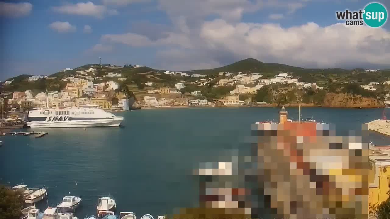 Island of Ponza livecam – the port webcam live