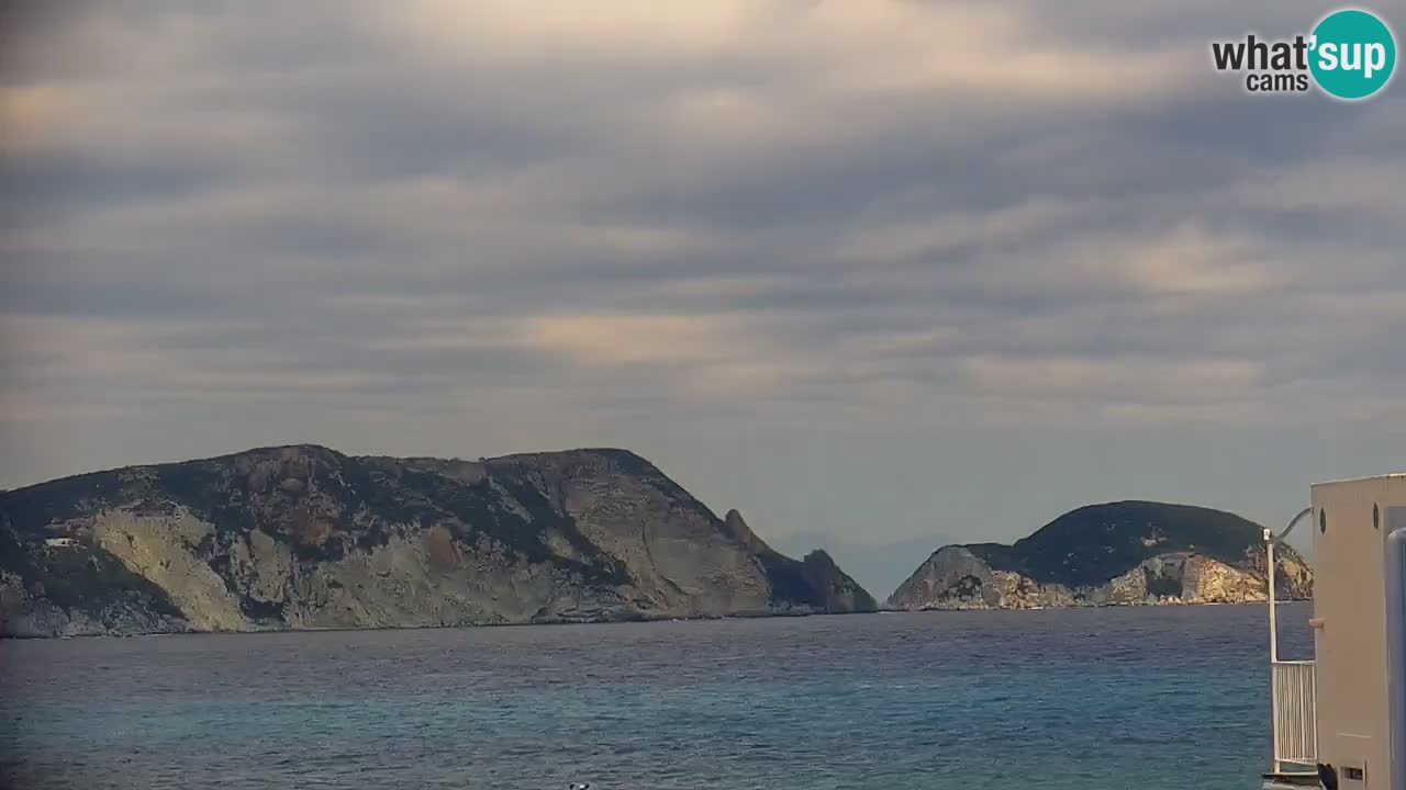 Otok Ponza kamera Pogled na pristanišče