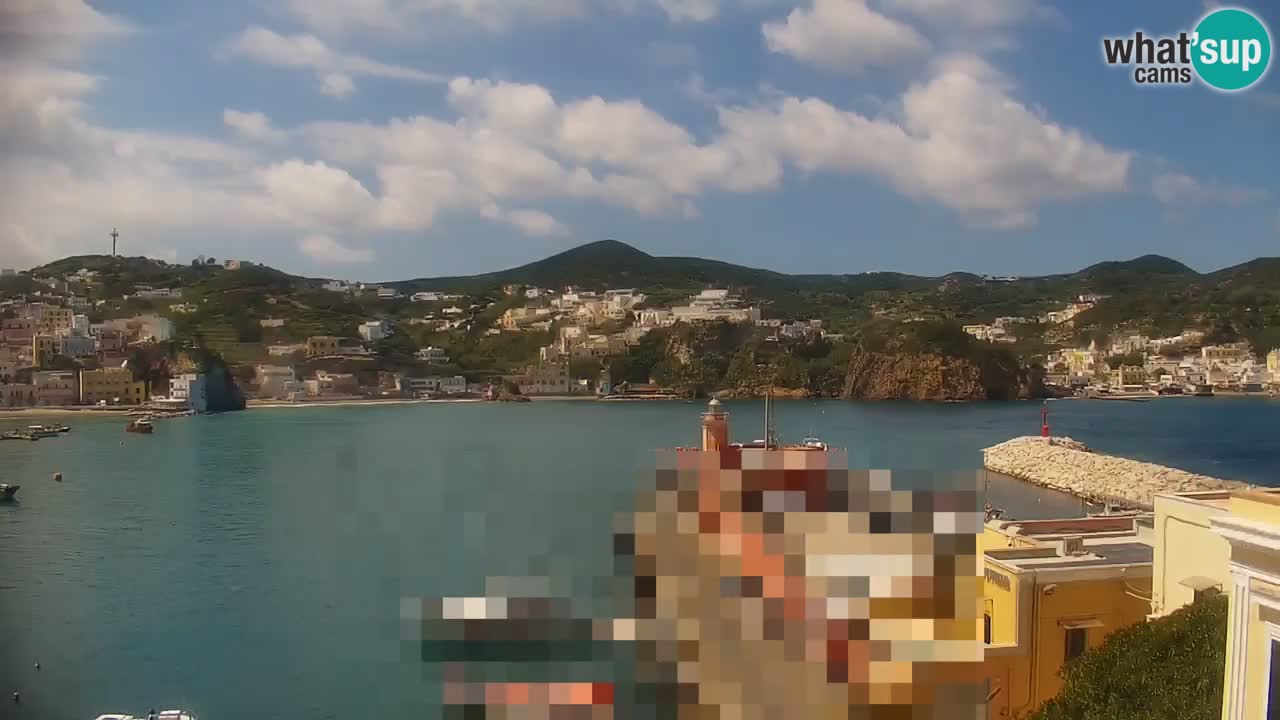 Otok Ponza kamera Pogled na pristanišče