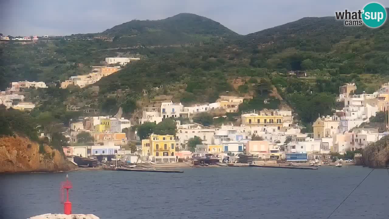 Otok Ponza kamera Pogled na pristanišče