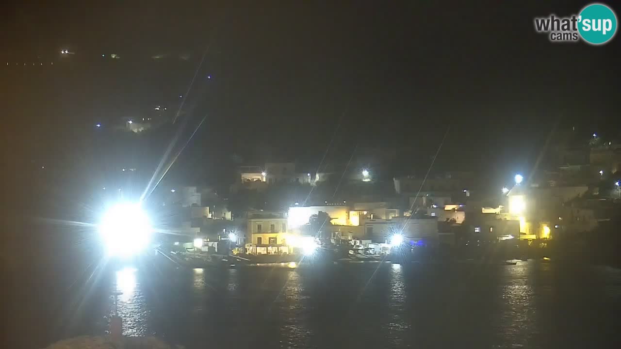 Otok Ponza kamera Pogled na pristanišče