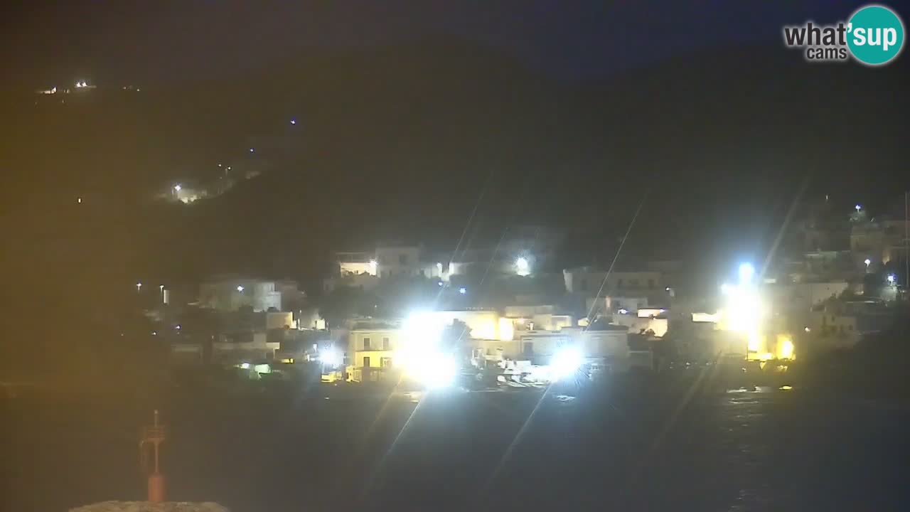 Otok Ponza kamera Pogled na pristanišče