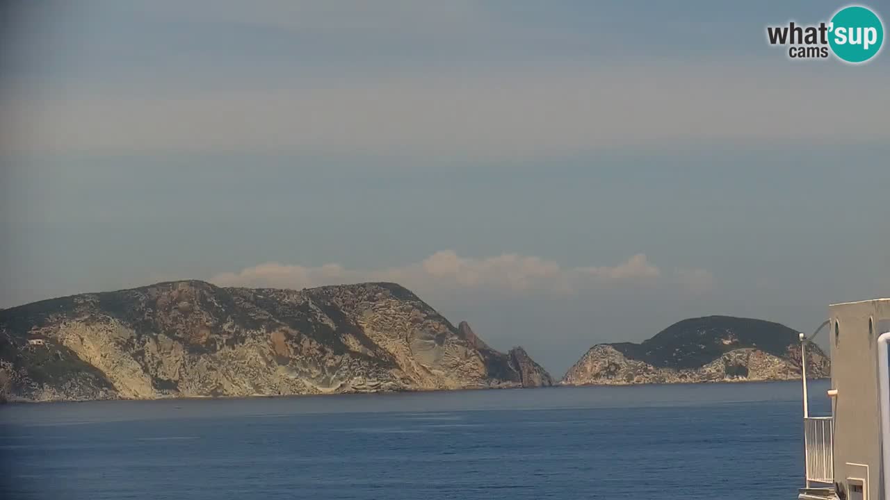 Otok Ponza kamera Pogled na pristanišče