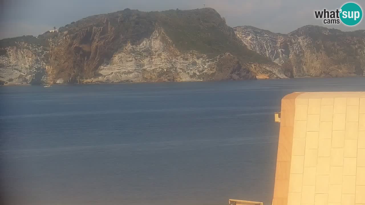 Otok Ponza kamera Pogled na pristanišče