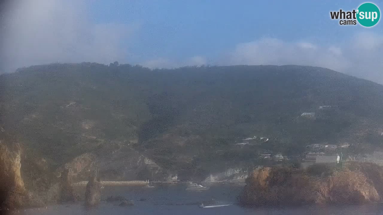 Otok Ponza kamera Pogled na pristanišče