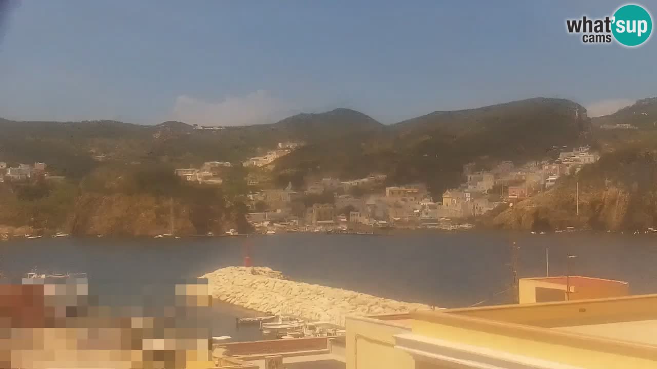 Otok Ponza kamera Pogled na pristanišče
