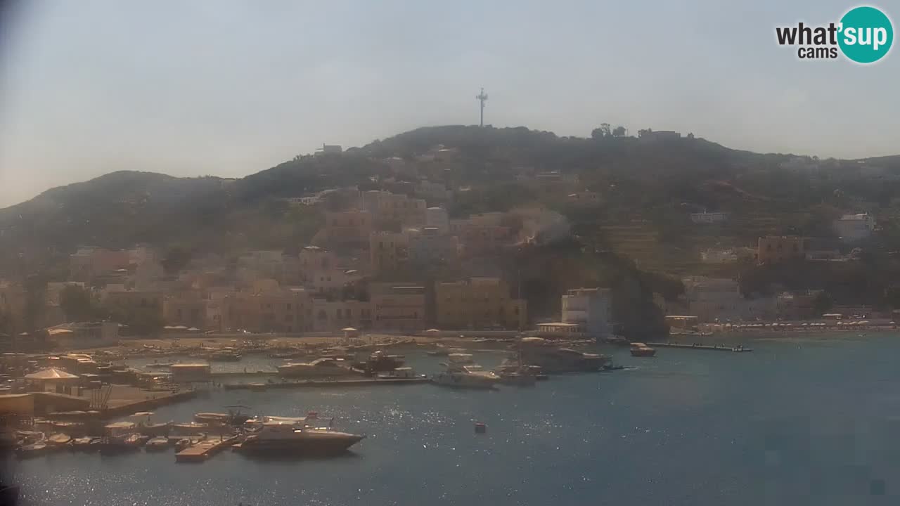 Island of Ponza livecam – the port webcam live