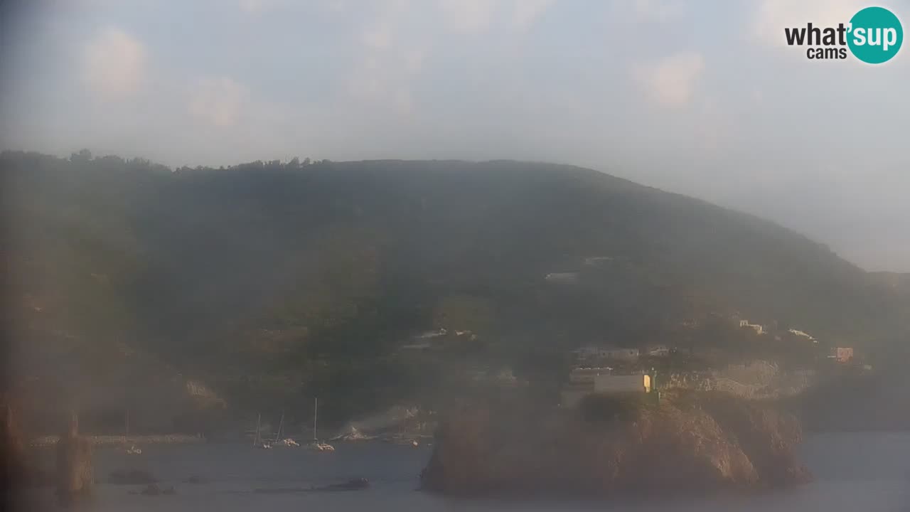 Otok Ponza kamera Pogled na pristanišče