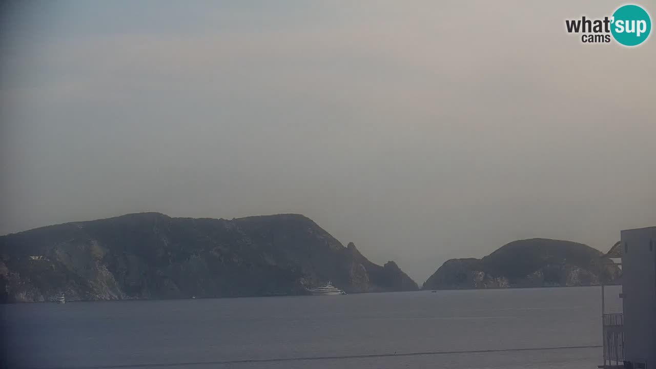 Otok Ponza kamera Pogled na pristanišče