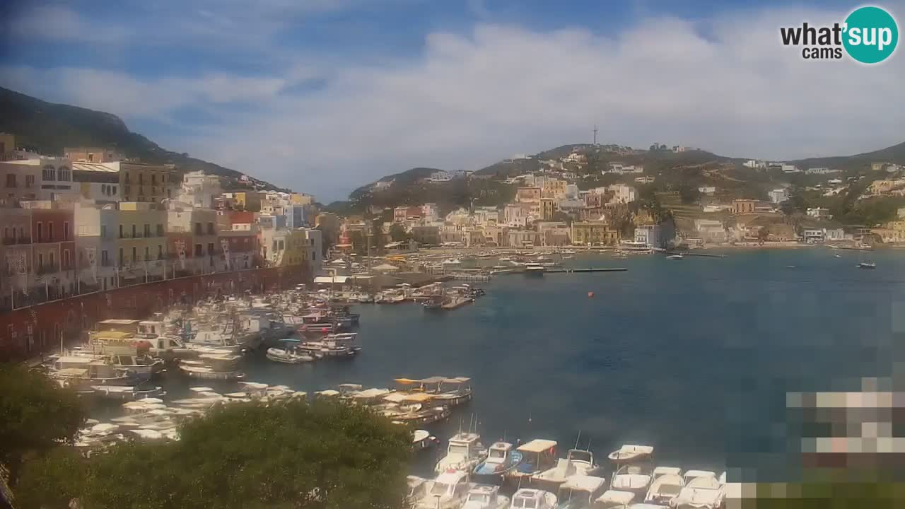 Island of Ponza livecam – the port webcam live