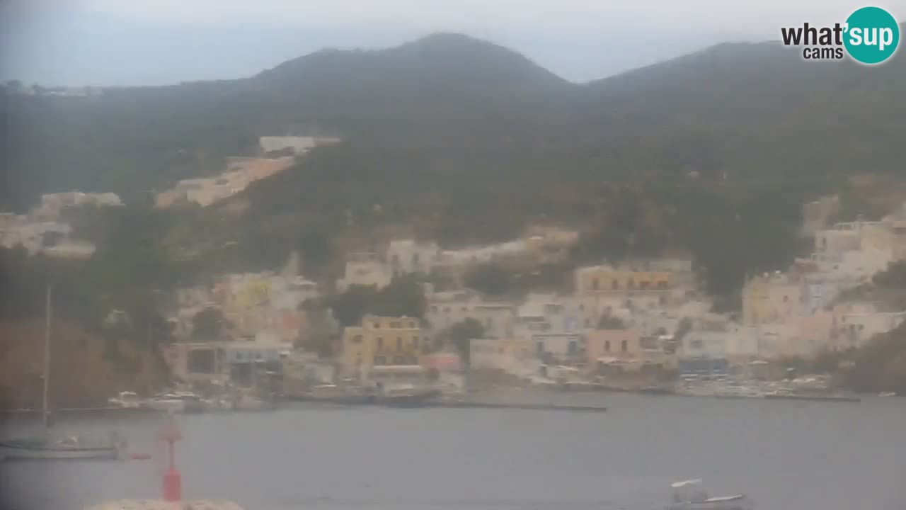 Otok Ponza kamera Pogled na pristanišče