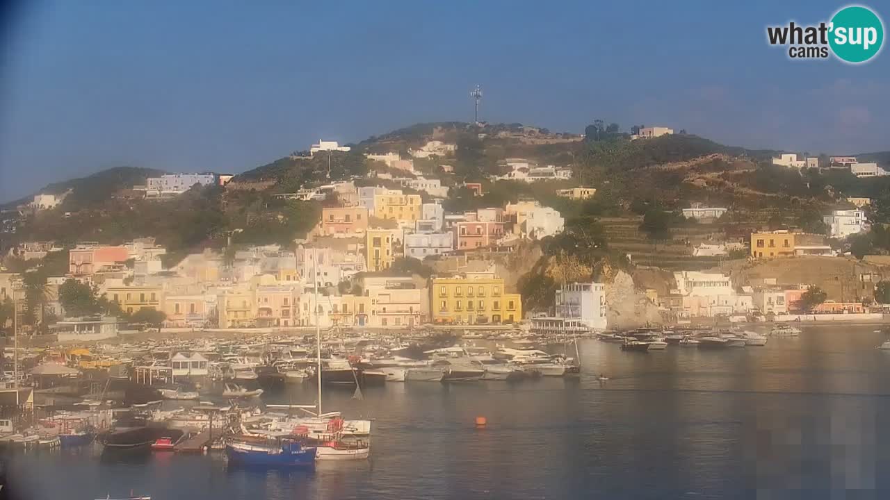 Island of Ponza livecam – the port webcam live