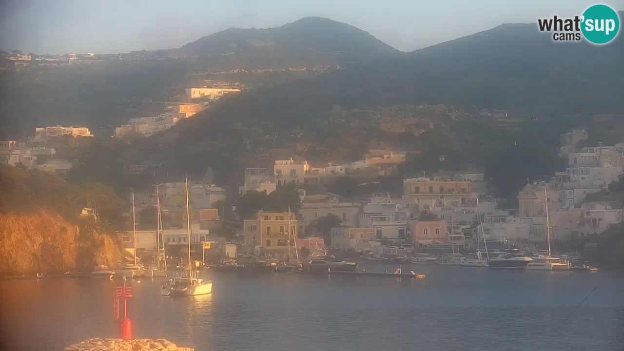 Island of Ponza livecam – the port webcam live