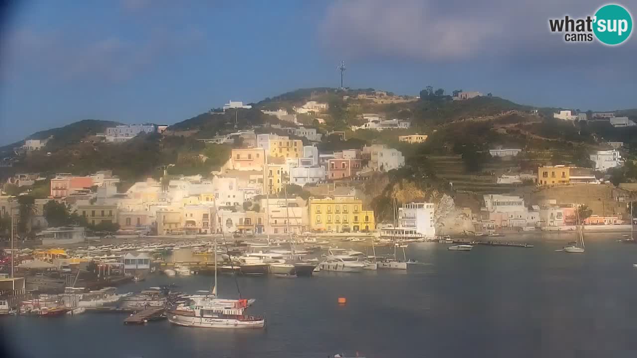 Island of Ponza livecam – the port webcam live