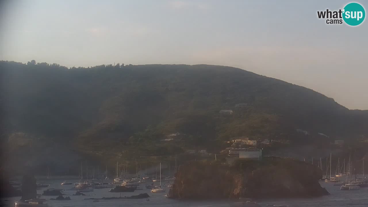 Otok Ponza kamera Pogled na pristanišče