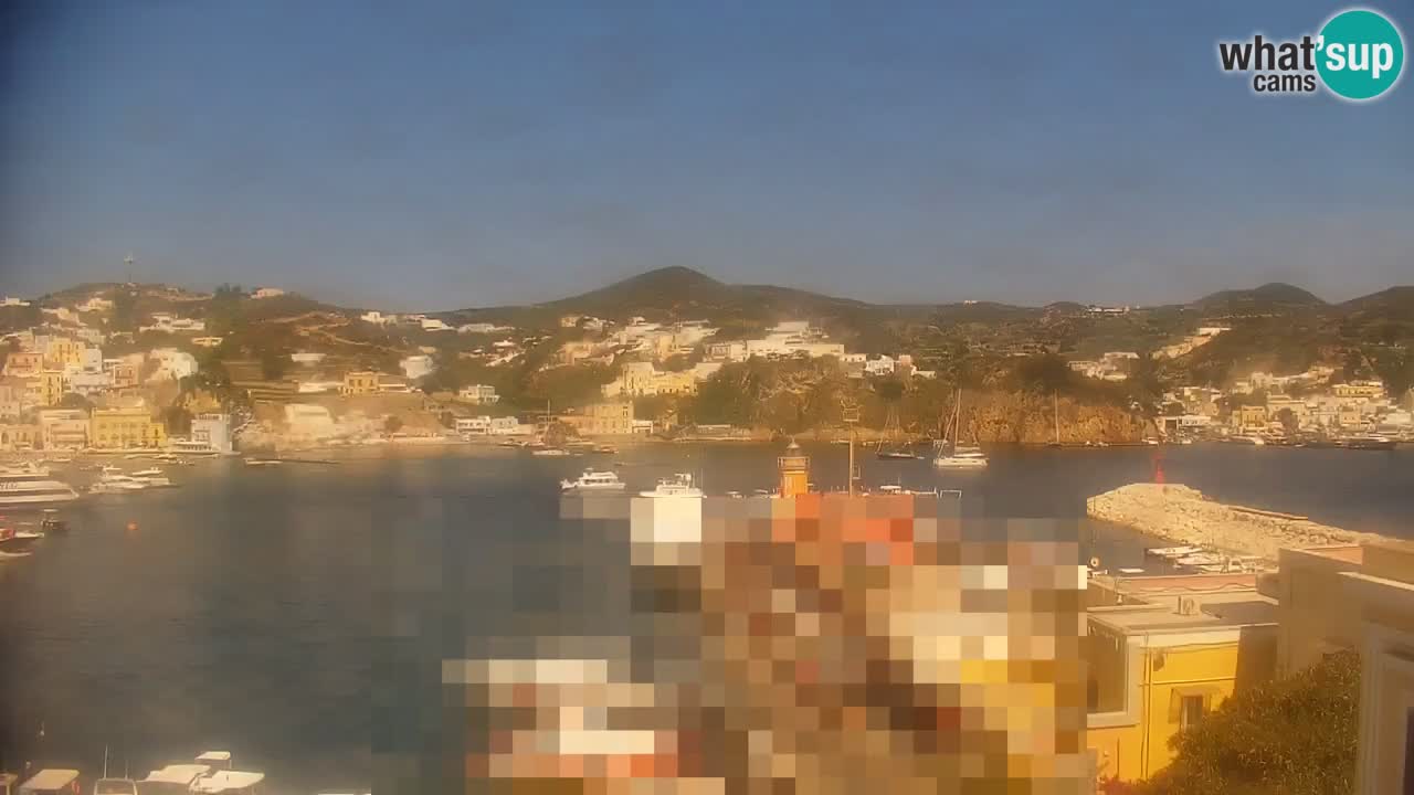 Island of Ponza livecam – the port webcam live