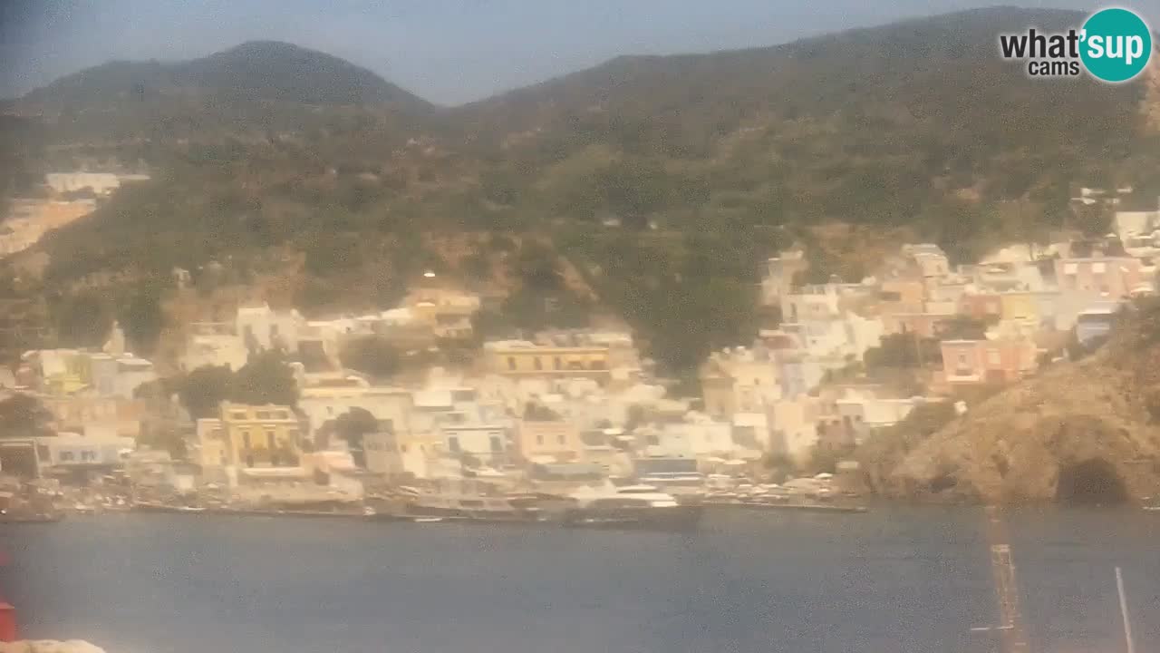 Otok Ponza kamera Pogled na pristanišče