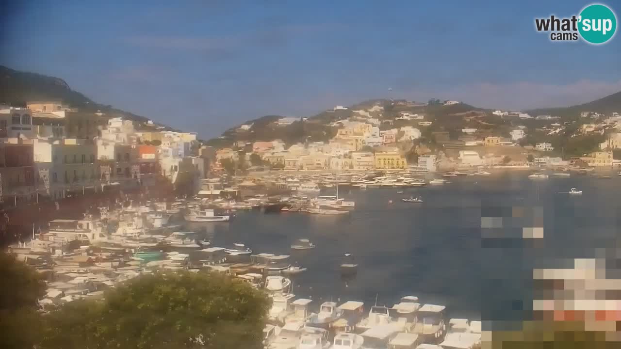 Island of Ponza livecam – the port webcam live