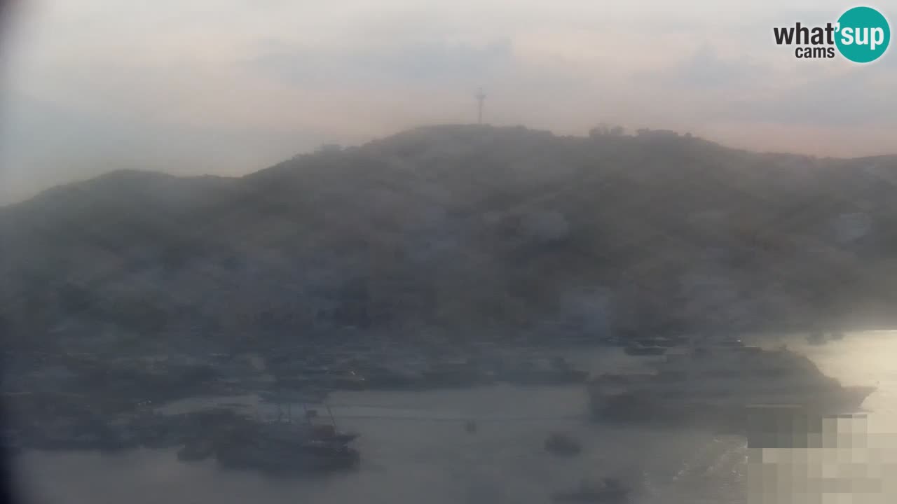 Otok Ponza kamera Pogled na pristanišče