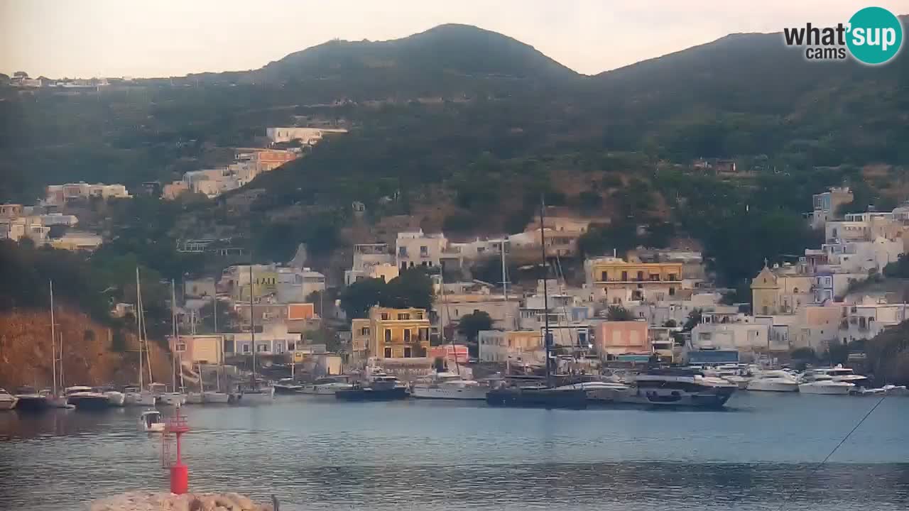 Island of Ponza livecam – the port webcam live