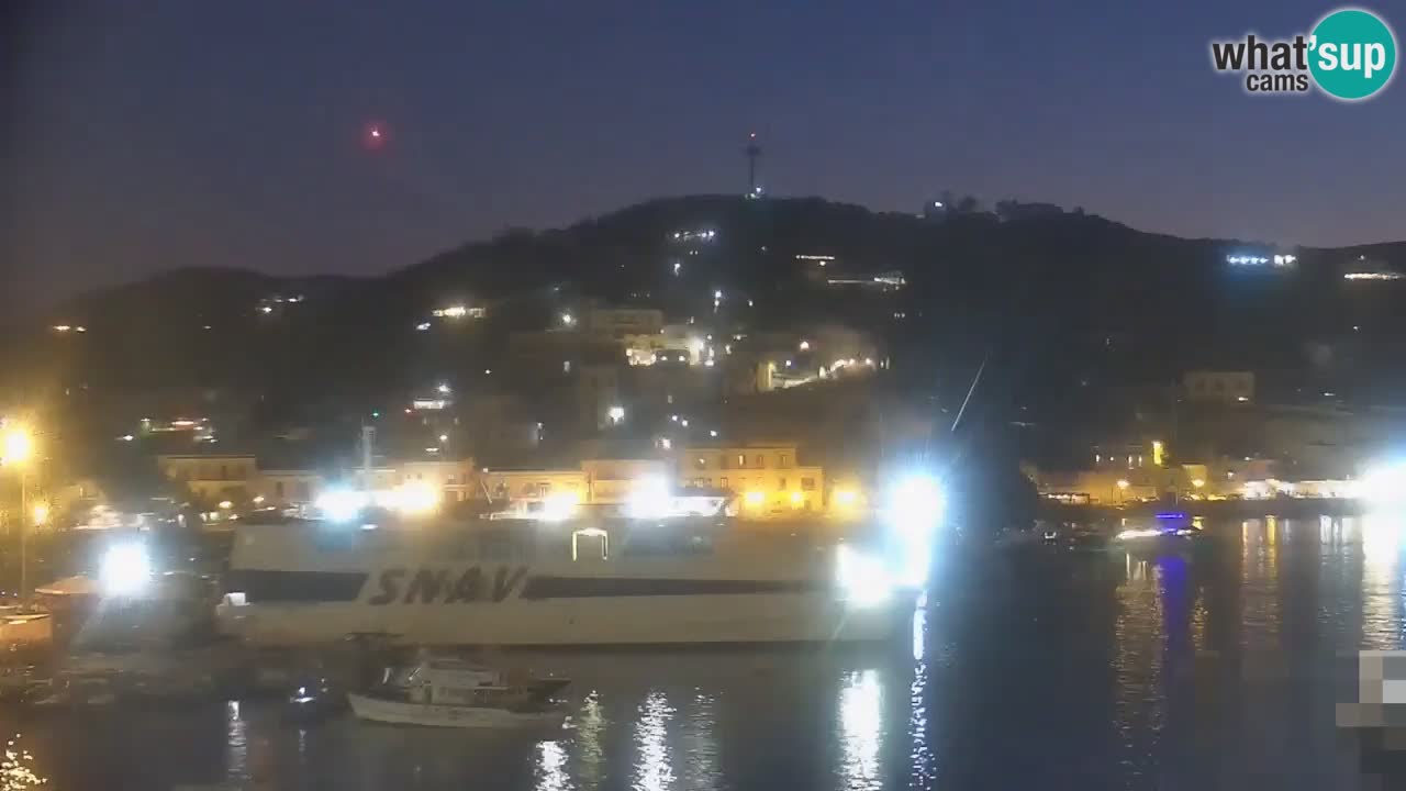 Otok Ponza web kamera Luka