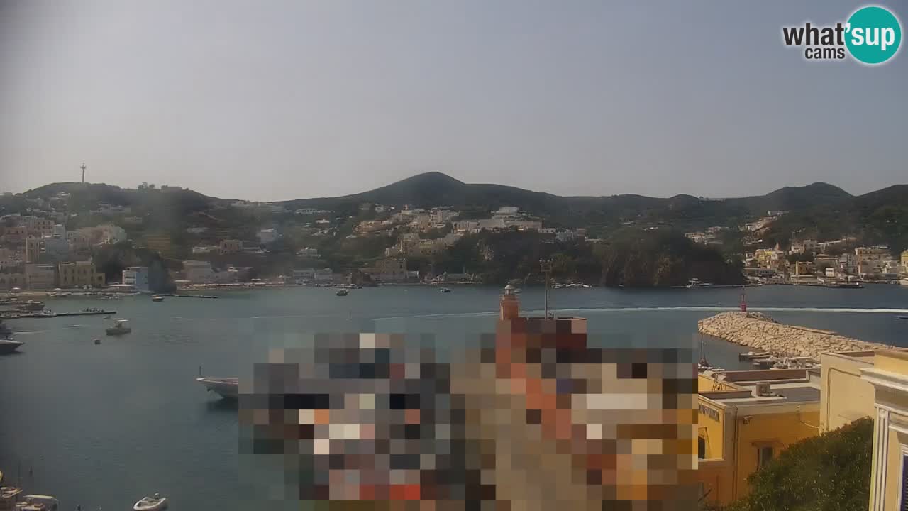 Island of Ponza livecam – the port webcam live
