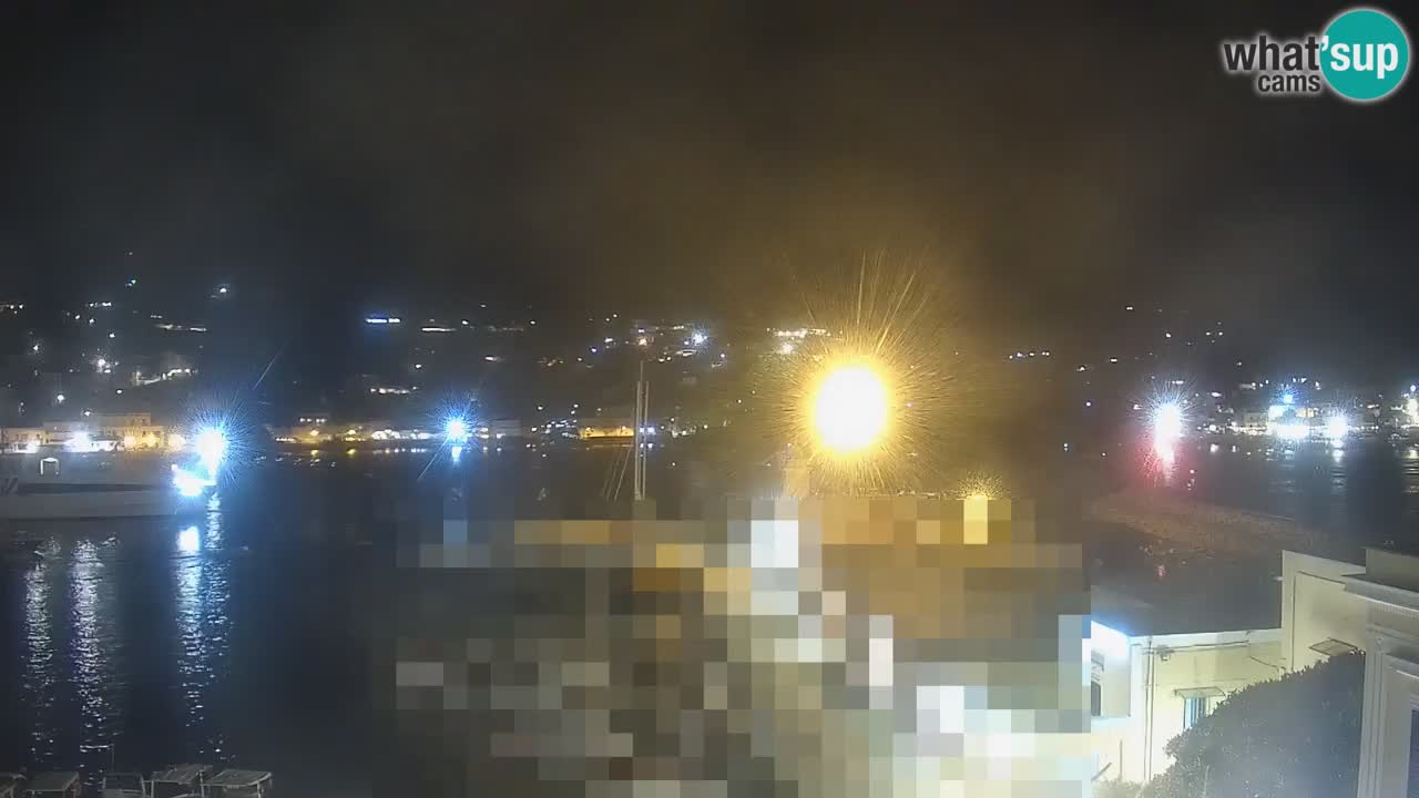 Otok Ponza kamera Pogled na pristanišče