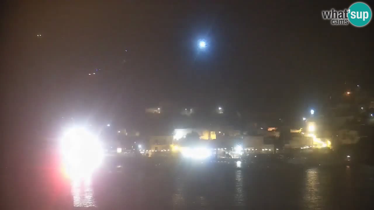 Otok Ponza kamera Pogled na pristanišče