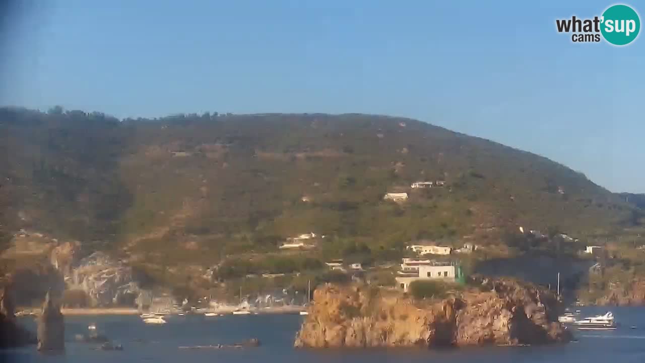 Otok Ponza kamera Pogled na pristanišče