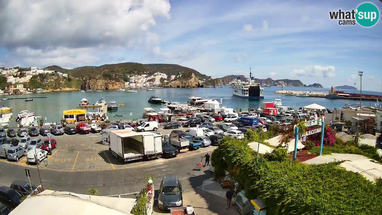 Webcam du port de Ponza – Île de Ponza