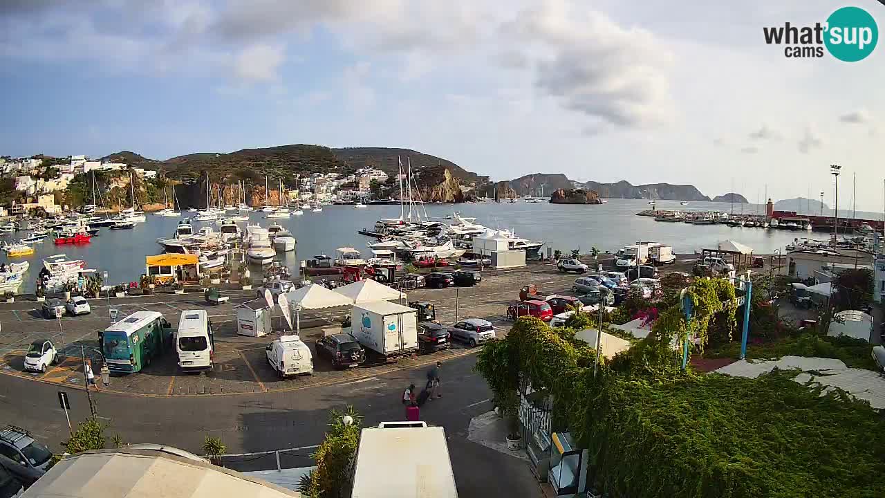 Insel Ponza Hafen webcam – Italien